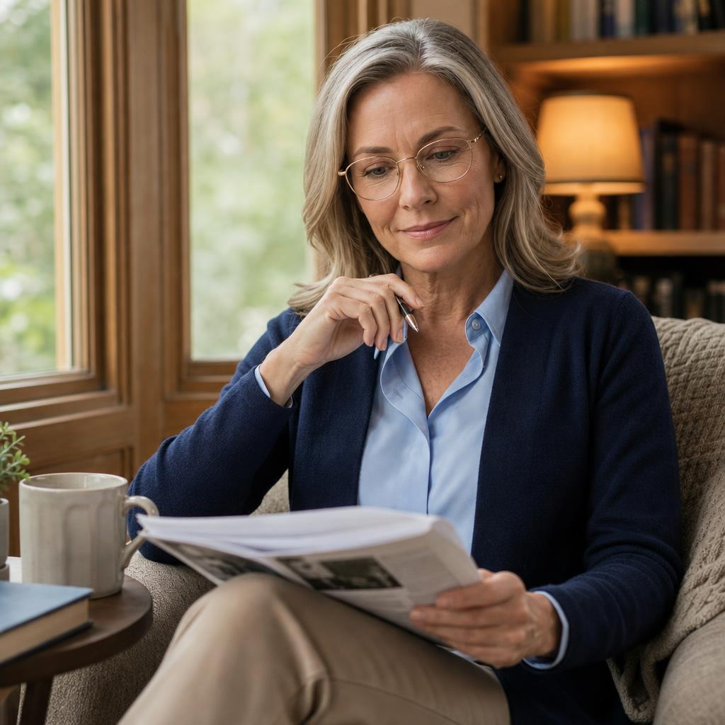 Advisor / Coach reading a leadership article