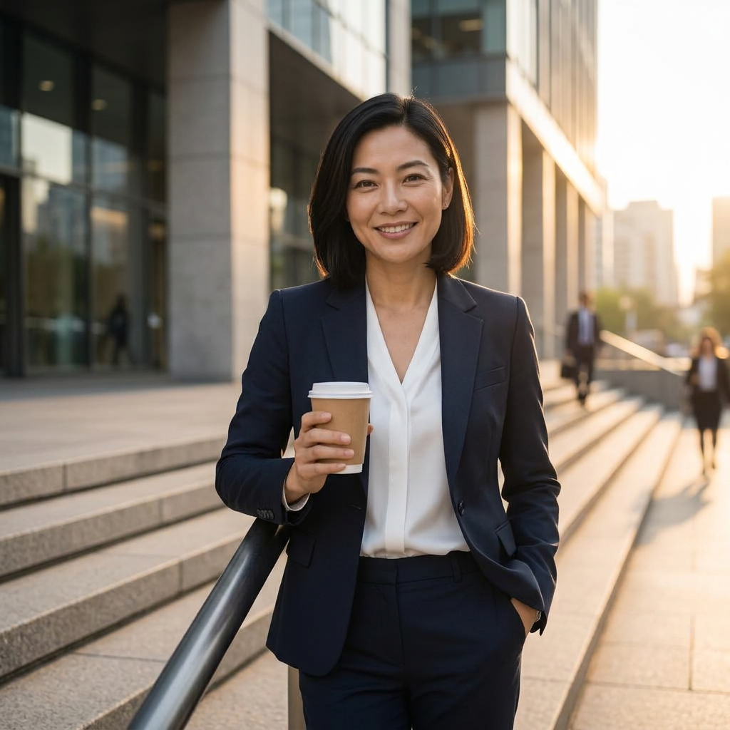 Functional Executive taking time to reflect