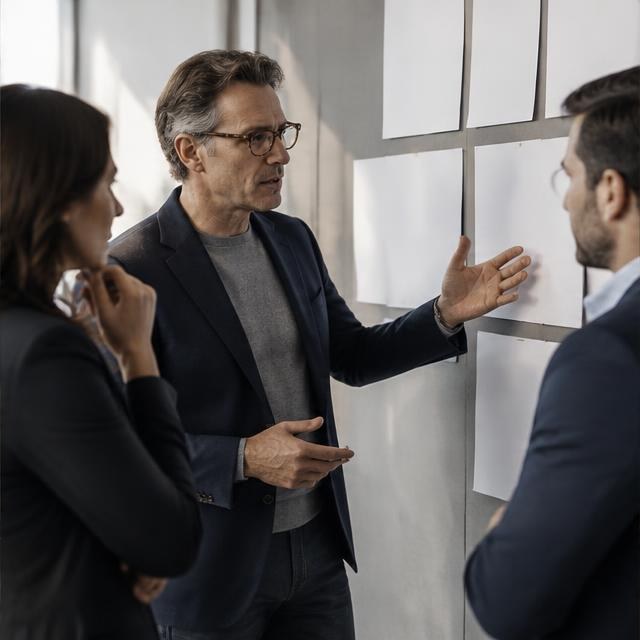 Private Equity / Operating Partner examining work dependencies