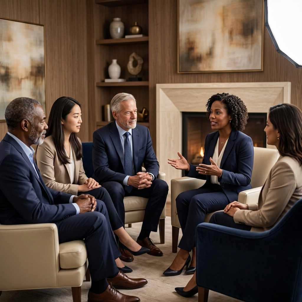 The Leadership Team in a discovery discussion